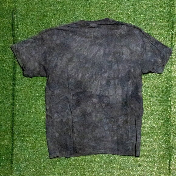 VINTAGE 1999 THE MOUNTAIN MENS T SHIRT BLUE TIE DYE MARBLE DEER OUTDOORS SZ XXL - Picture 4 of 5